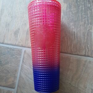 NEW Starbucks Red and Blue Gradient Tumbler